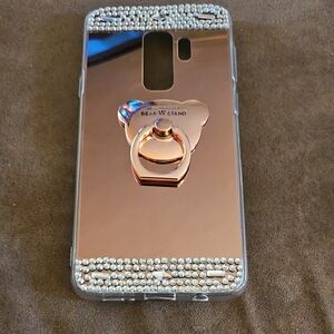 Samsung Silver Mirror Case with Ring Holder